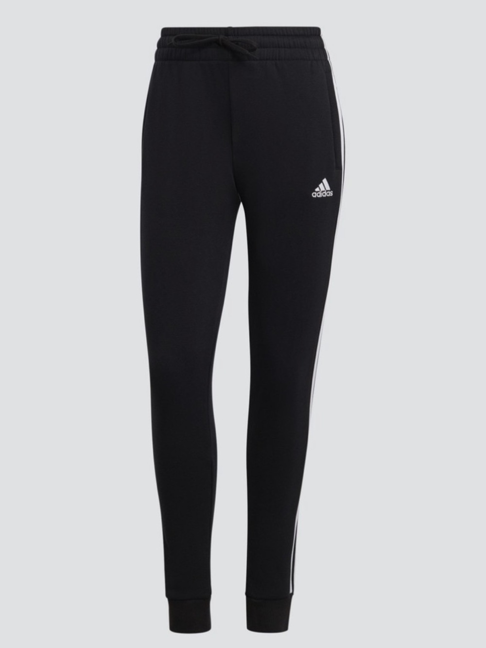 adidas women Essentials 3-Stripes Fleece Pants